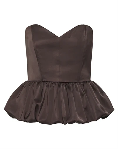 Gestuz - GZElva Corsage Top - Deep Plum 